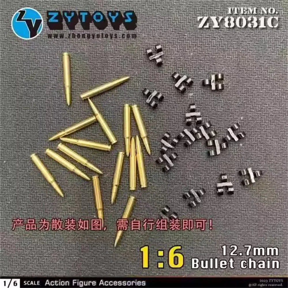 Scale 1/6th ZYTOYS DML Metal Material Mini Toys Model Bulletss Pouch Not Real 15PCS/SET About 12.7MM DID D11015 UJINDOU For 12"
Scale 1/6th ZYTOYS DML Metal Material Mini Toys Model Bulletss Pouch Not Real 15PCS/SET About 12.7MM DID D11015 UJINDOU For 12"