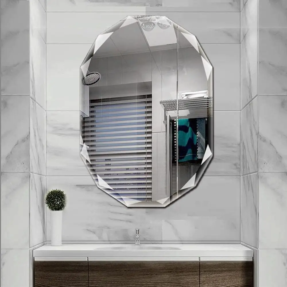 24 x 36 Beveled Edge Wall-Mounted Bathroom Vanity Mirror, Silver
24 x 36 Beveled Edge Wall-Mounted Bathroom Vanity Mirror, Silver