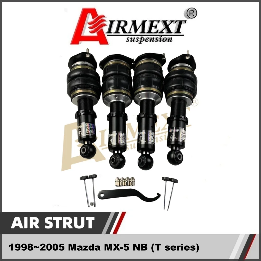 Для Mazda MX-5 NB 1998–2005 годов (серия T) Воздушные стойки AIRMEXT/воздушная езда/автозапчасти/нейматический/амортизатор
Для Mazda MX-5 NB 1998–2005 годов (серия T) Воздушные стойки AIRMEXT/воздушная езда/автозапчасти/нейматический/амортизатор