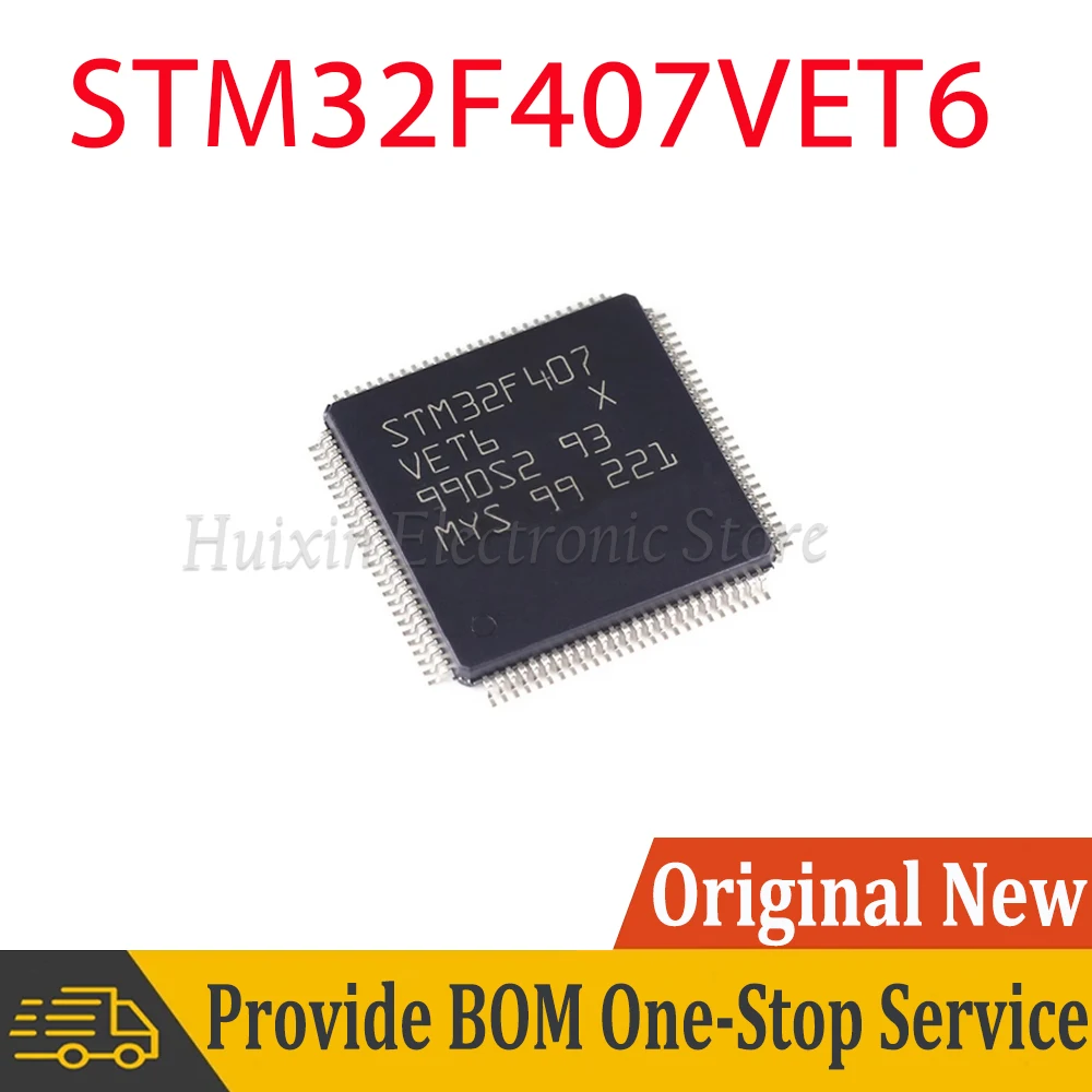 1-5pcs STM32F407VET6 LQFP-100 STM32 F407VET6 STM32F407 LQFP100 Cortex-M4 32 Bit Microcontroller Chip MCU IC Control New Original
1-5pcs STM32F407VET6 LQFP-100 STM32 F407VET6 STM32F407 LQFP100 Cortex-M4 32 Bit Microcontroller Chip MCU IC Control New Original