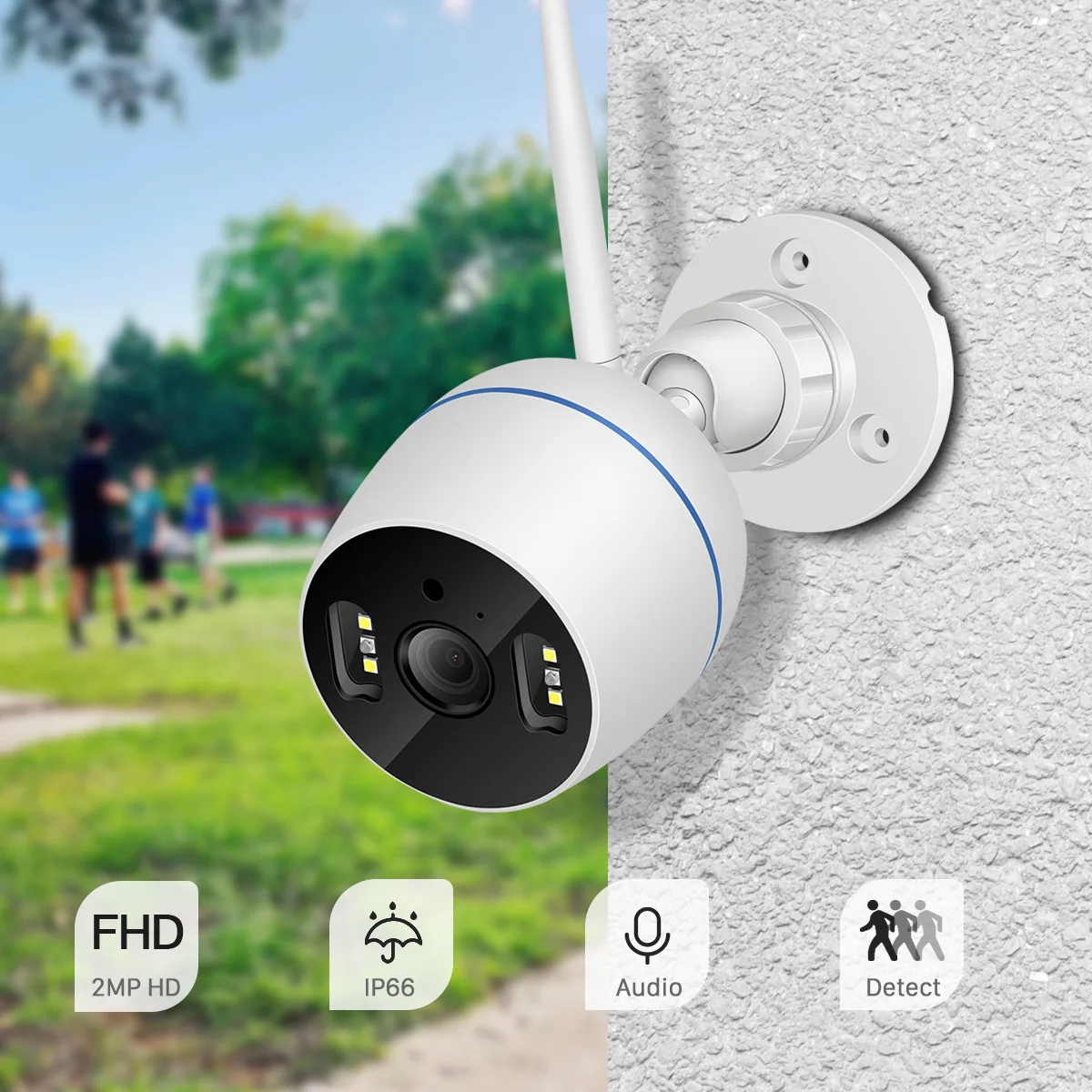 2MP 1080P Tuya APP 4-кратный зум Металлический корпус Водонепроницаемая пулевидная IP-камера AI Обнаружение гуманоидов Домашняя безопасность Домофон Монитор видеонаблюдения
2MP 1080P Tuya APP 4-кратный зум Металлический корпус Водонепроницаемая пулевидная IP-камера AI Обнаружение гуманоидов Домашняя безопасность Домофон Монитор видеонаблюдения
