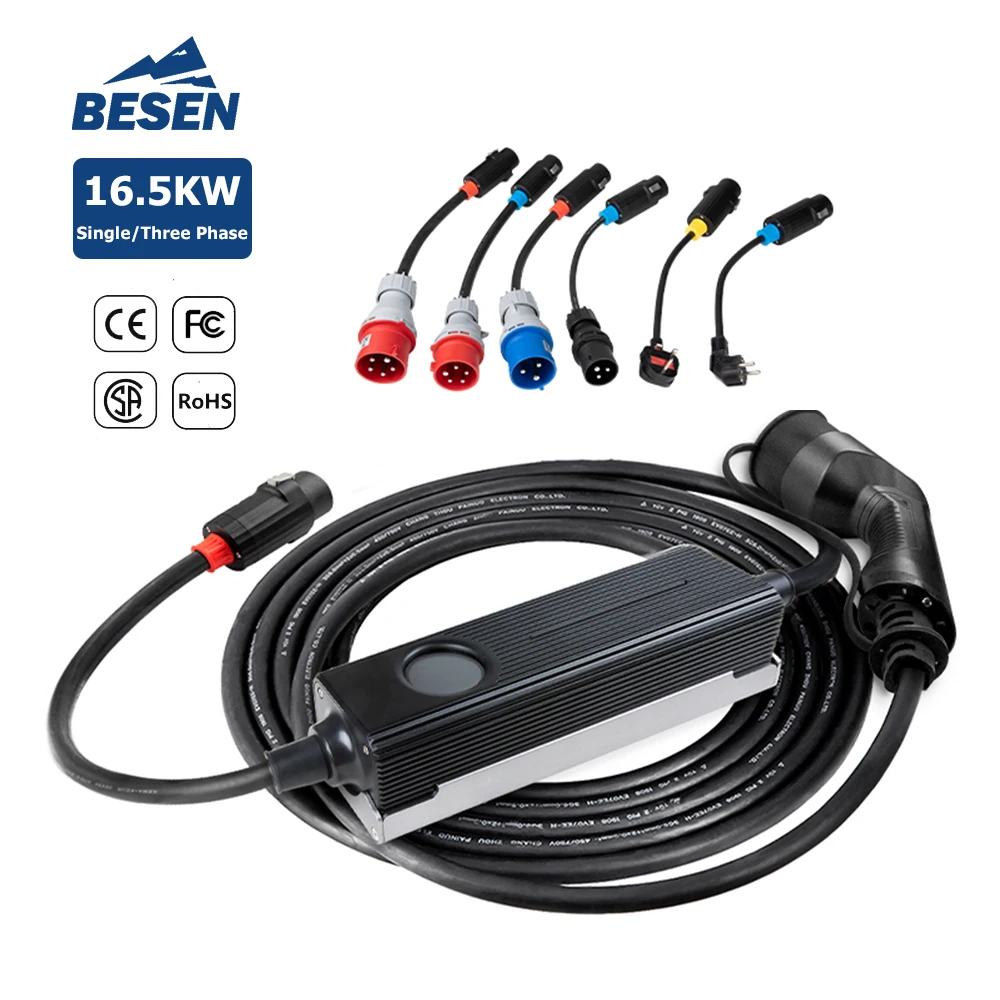 BESEN 22KW PORTABLE EV CHARGING STATION 16kW On BOARD EV CHARGER With Schuko UK CEE Plug Option
BESEN 22KW PORTABLE EV CHARGING STATION 16kW On BOARD EV CHARGER With Schuko UK CEE Plug Option