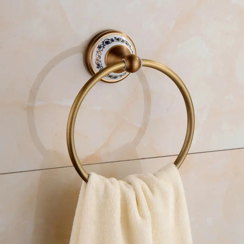 All Copper Towel Racks Antique Wall Mounted Towel Holders Porcerlain Bathroom Hardware Ceramic Retro Toilet Storage Accessories
All Copper Towel Racks Antique Wall Mounted Towel Holders Porcerlain Bathroom Hardware Ceramic Retro Toilet Storage Accessories