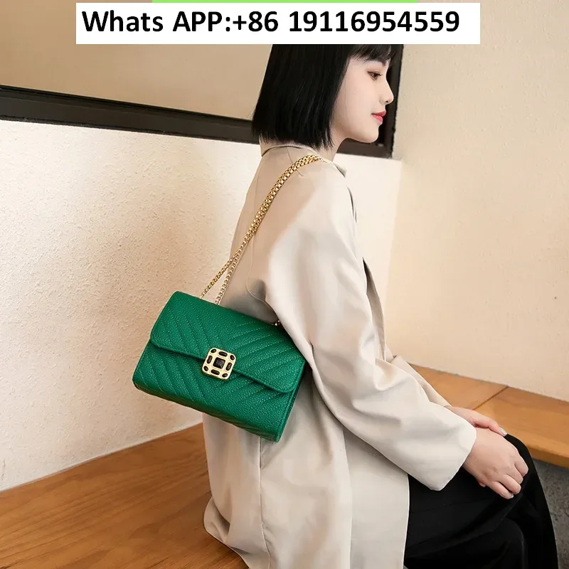 Модная темпераментная сумка-икра, женская нишевая дизайнерская сумка через плечо с цепочкой
Модная темпераментная сумка-икра, женская нишевая дизайнерская сумка через плечо с цепочкой