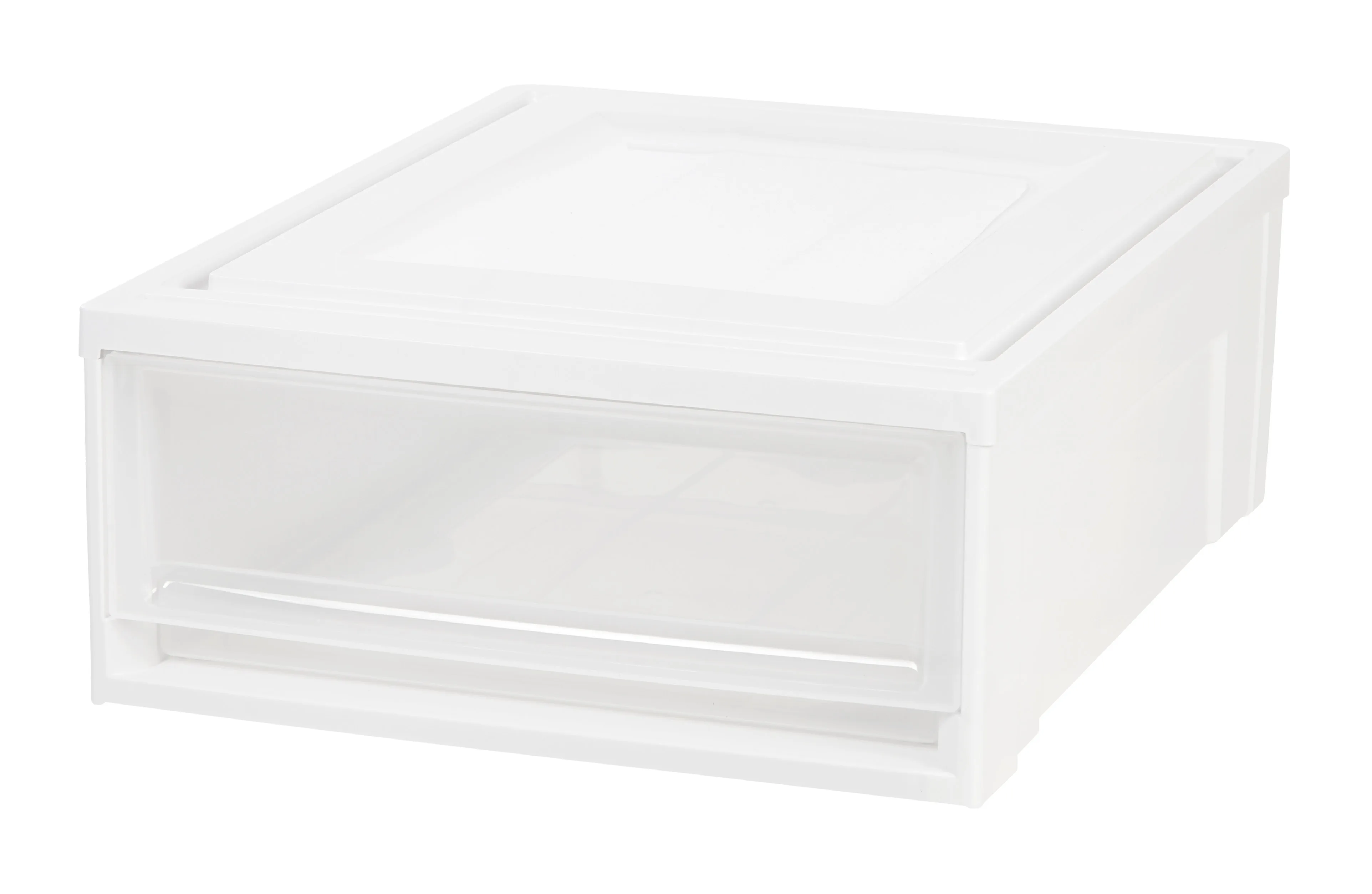 22QT Clear Plastic Stackable Shallow Storage Drawers Box
22QT Clear Plastic Stackable Shallow Storage Drawers Box