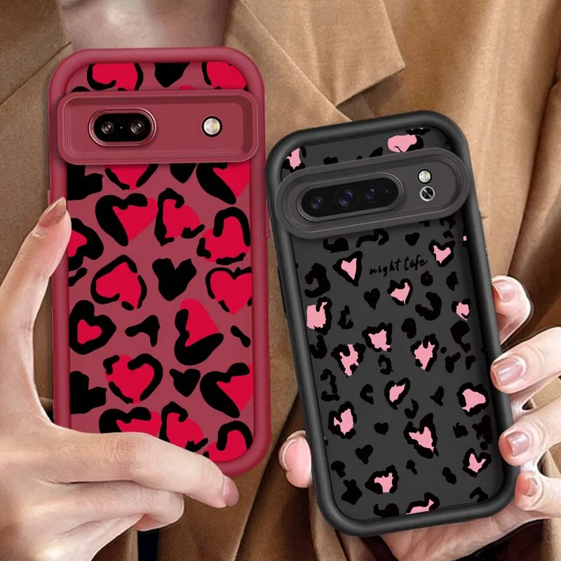 Fashion Leopard Red Pink For Google Pixel 9 8A 8 7 7A Pro XL 5G Eye Ladder Soft TPU Shockproof Cover Phone Case
Fashion Leopard Red Pink For Google Pixel 9 8A 8 7 7A Pro XL 5G Eye Ladder Soft TPU Shockproof Cover Phone Case