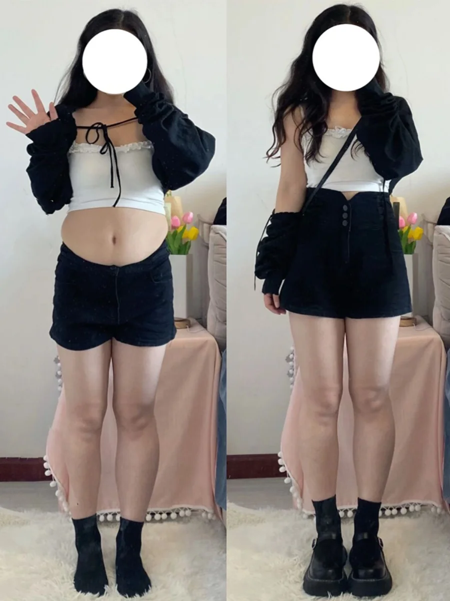 High Waist Denim Shorts Women plus Size Wide Leg A-Line Trendy Hot Pants Spring 2024 New Style plus Size Fashionable Shorts
High Waist Denim Shorts Women plus Size Wide Leg A-Line Trendy Hot Pants Spring 2024 New Style plus Size Fashionable Shorts