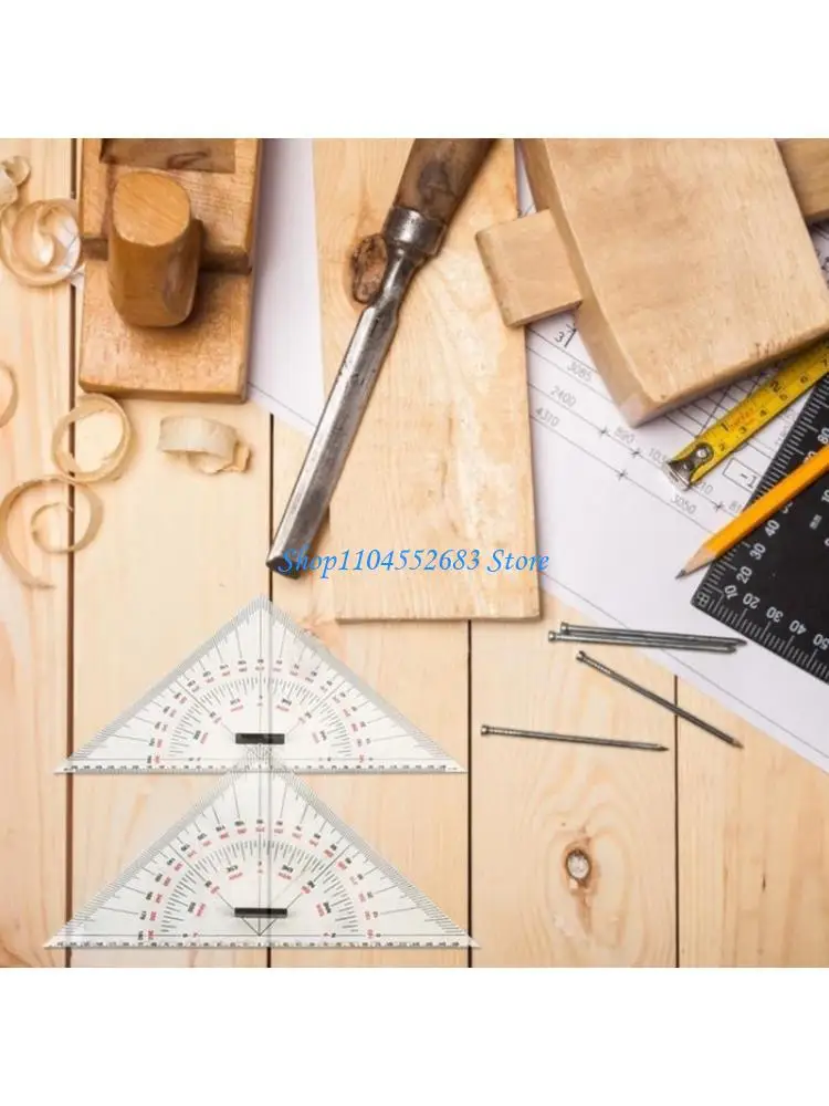 Y6GD Triangle Ruler Protractor for Ship Drawing Teaching Geometry Rulers Math Ruler
Y6GD Triangle Ruler Protractor for Ship Drawing Teaching Geometry Rulers Math Ruler