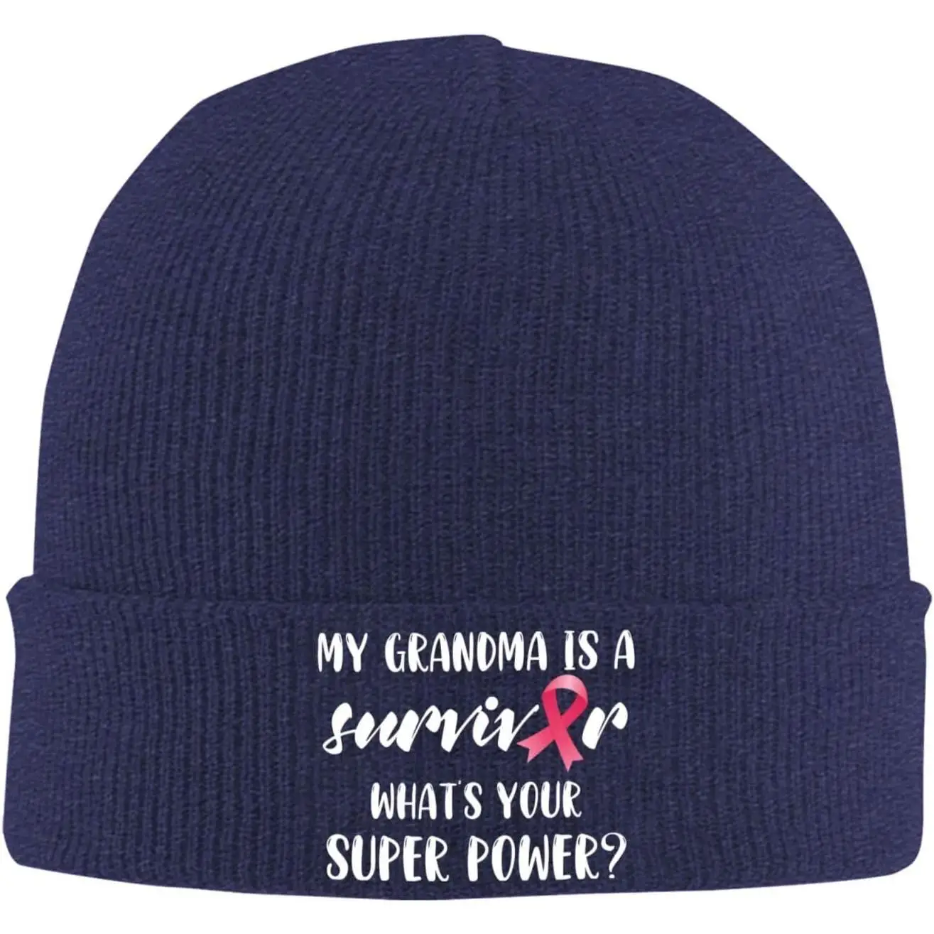 My Grandma is A Survivor What's Your Super Power Beanie Men Knit Skull Cap Warm Hats Guys Women Winter Beanie Hat
My Grandma is A Survivor What's Your Super Power Beanie Men Knit Skull Cap Warm Hats Guys Women Winter Beanie Hat
