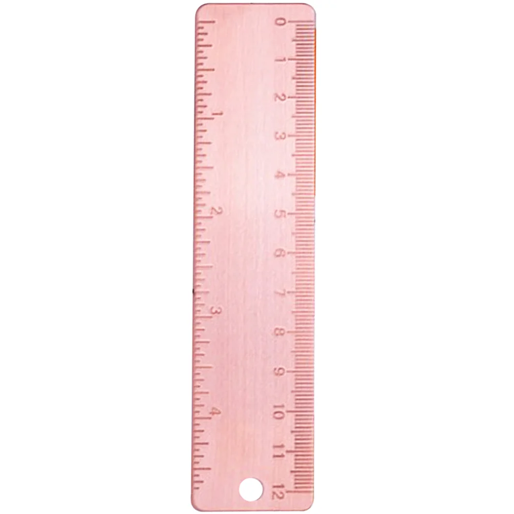 Copper Ruler Adorable Metal Rulers Learning Centimeter for Students Office Measuring
Copper Ruler Adorable Metal Rulers Learning Centimeter for Students Office Measuring