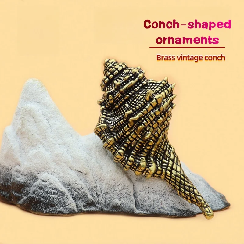 Vintage Brass Conch Ornaments Home Office Desktop Tea Pet Tea Accessories Fish Tank Micro Landscape Aquascape Decorative Crafts
Vintage Brass Conch Ornaments Home Office Desktop Tea Pet Tea Accessories Fish Tank Micro Landscape Aquascape Decorative Crafts