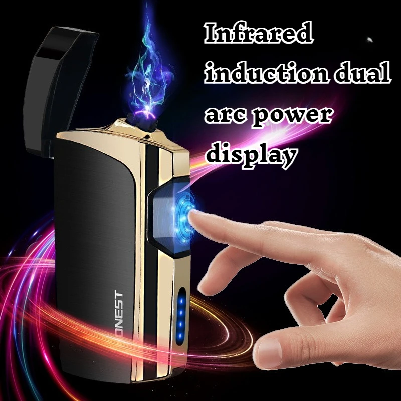 NEW Premium Dual Arc USB Charging Lighter Windproof Personalized Creative Male Gift Boyfriend Cigarette Accessories
NEW Premium Dual Arc USB Charging Lighter Windproof Personalized Creative Male Gift Boyfriend Cigarette Accessories