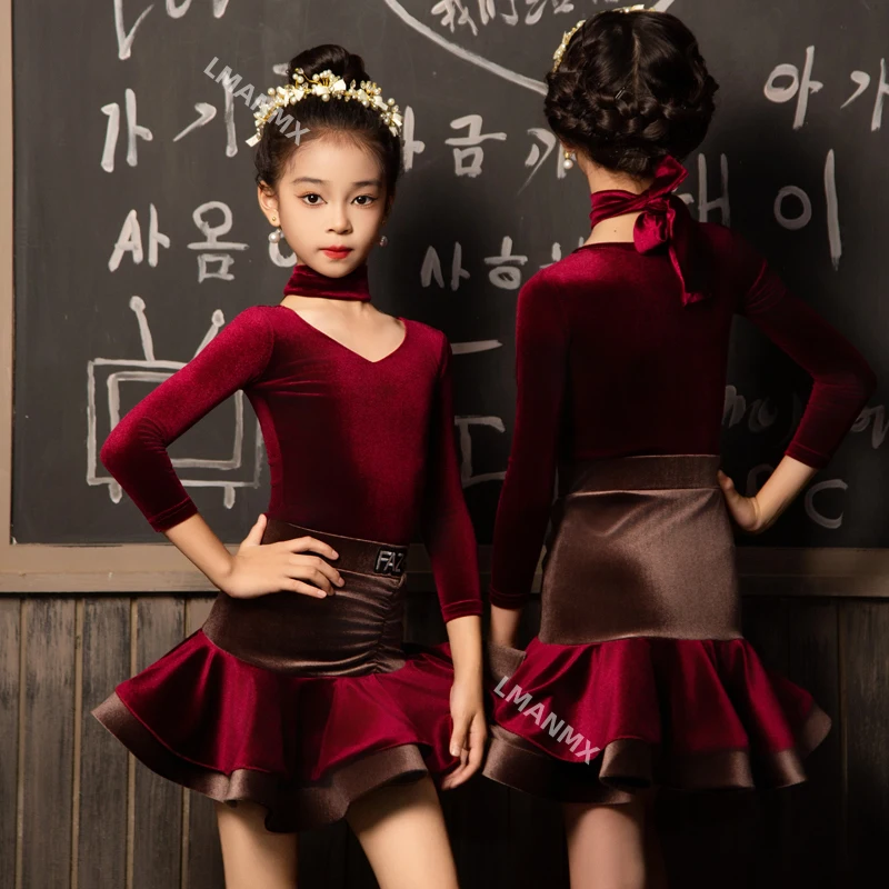 Autumn and Winter New Children's Latin Dance Practice Clothing for Girls' Advanced Training Performance Practice Clothing
Autumn and Winter New Children's Latin Dance Practice Clothing for Girls' Advanced Training Performance Practice Clothing
