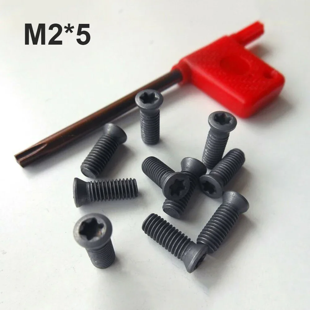 20pcs Torx Insert Screws For Carbide Inserts Lathe Tools & Screwdrivers M2 To M5 And Practical Replacement Set
20pcs Torx Insert Screws For Carbide Inserts Lathe Tools & Screwdrivers M2 To M5 And Practical Replacement Set