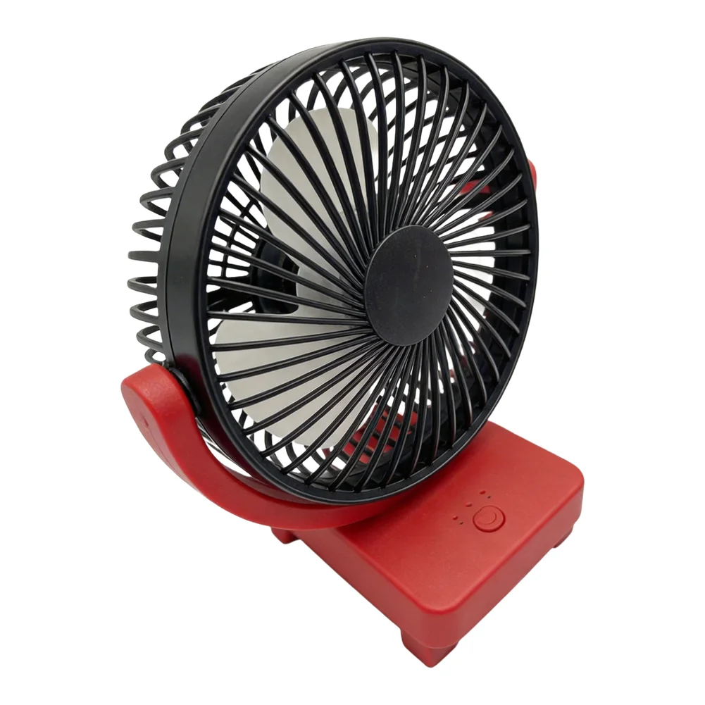 Jobsite Cooling Cordless Battery Fan For Garage Use Black Red Industrial Fan With USB Slide Rail Battery Mount
Jobsite Cooling Cordless Battery Fan For Garage Use Black Red Industrial Fan With USB Slide Rail Battery Mount