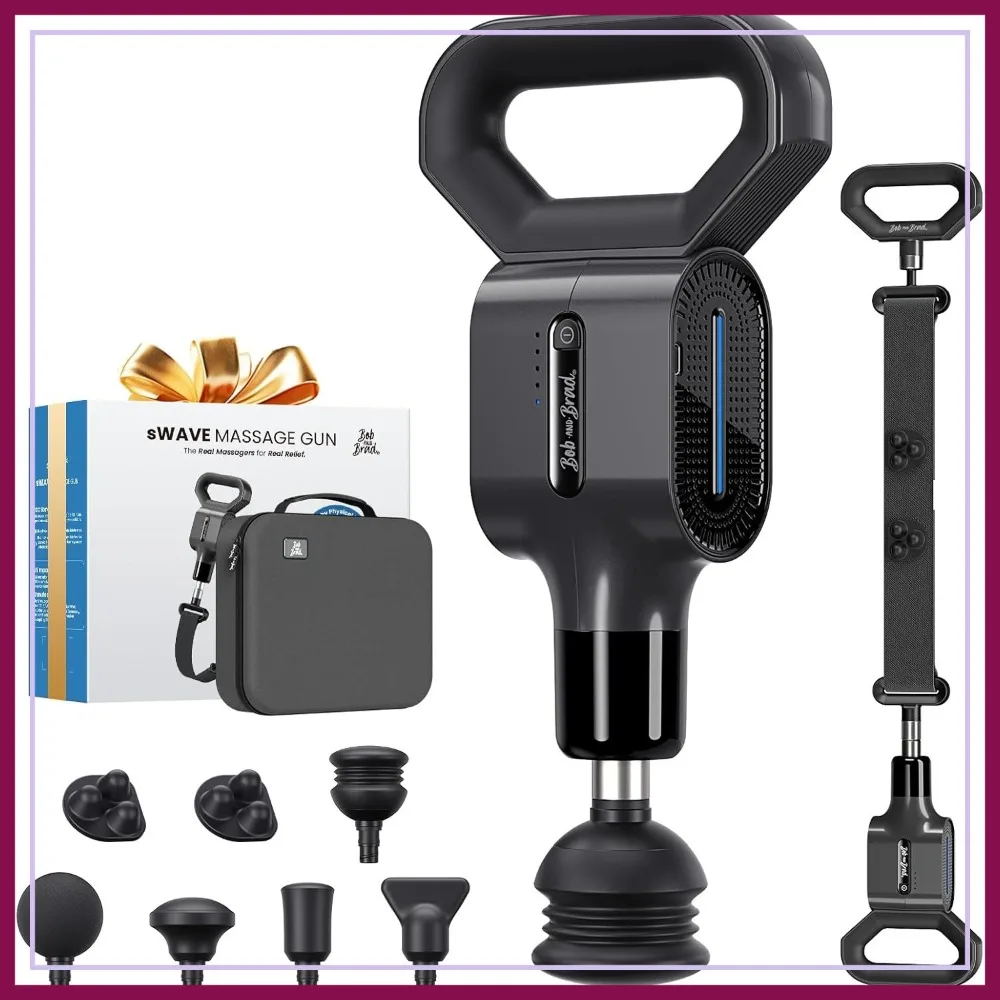 Massage Gun with Strap for Hard to Reach Areas - Dual-Mode Percussion & Compression Massager for Muscle Recovery, Pain Relief in Back & Shoulders, FSA-HSA Eligible
Massage Gun with Strap for Hard to Reach Areas - Dual-Mode Percussion & Compression Massager for Muscle Recovery, Pain Relief in Back & Shoulders, FSA-HSA Eligible
