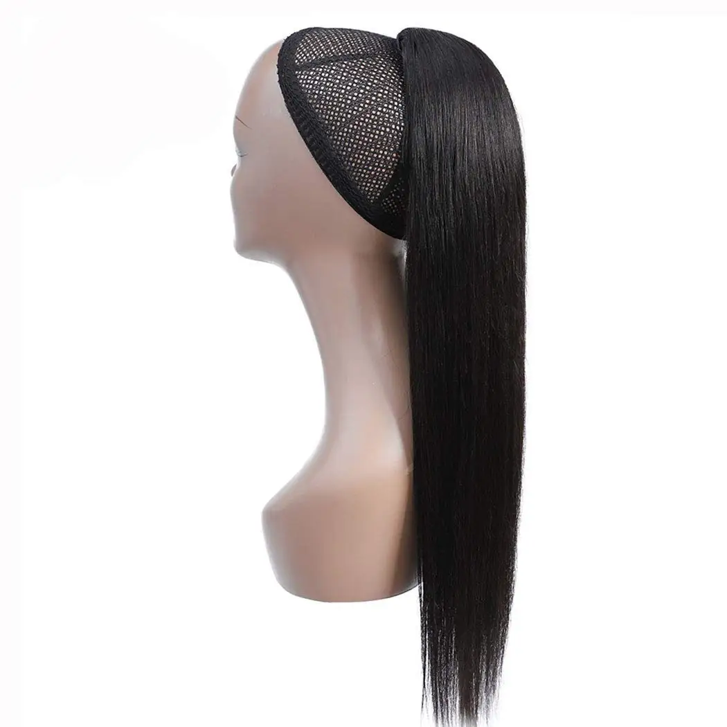 Straight Drawstring Ponytail Human Hair Extensions 12A Brazilian Remy 100% Human Hair Ponytail 8-24 Inch 100g/pc For women
Straight Drawstring Ponytail Human Hair Extensions 12A Brazilian Remy 100% Human Hair Ponytail 8-24 Inch 100g/pc For women
