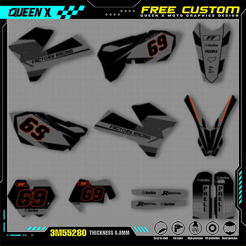 QUEEN X MOTO мотоциклетные графические наклейки MX для KTM SX SXF 2005 2006 2007 EXC XCW 2005 2006 2007, аксессуары для мотокросса 008
QUEEN X MOTO мотоциклетные графические наклейки MX для KTM SX SXF 2005 2006 2007 EXC XCW 2005 2006 2007, аксессуары для мотокросса 008