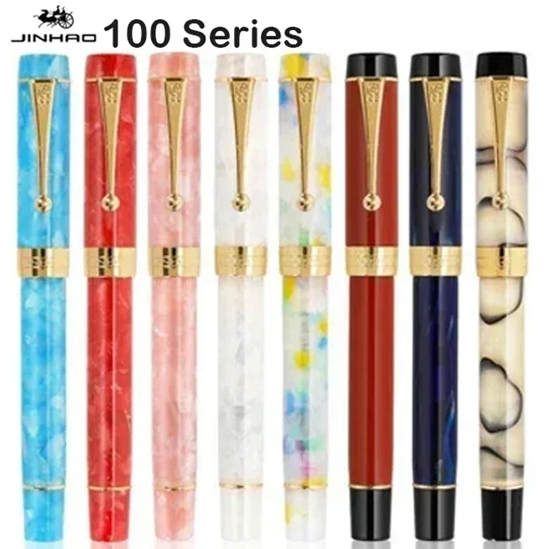 Перьевая ручка из смолы JINHAO 100, золотой зажим F EF M, перо для письма, офиса, школьные принадлежности, канцелярские принадлежности PK 9019 82 9013
Перьевая ручка из смолы JINHAO 100, золотой зажим F EF M, перо для письма, офиса, школьные принадлежности, канцелярские принадлежности PK 9019 82 9013