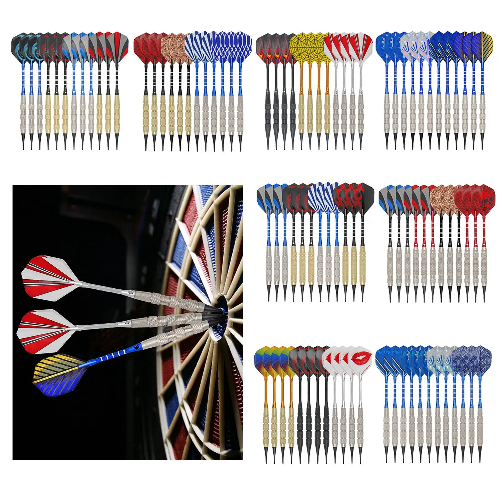 12 Set, with Extra Tips Shafts Electronic boards Party Home Outdoor Indoor Games
12 Set, with Extra Tips Shafts Electronic boards Party Home Outdoor Indoor Games