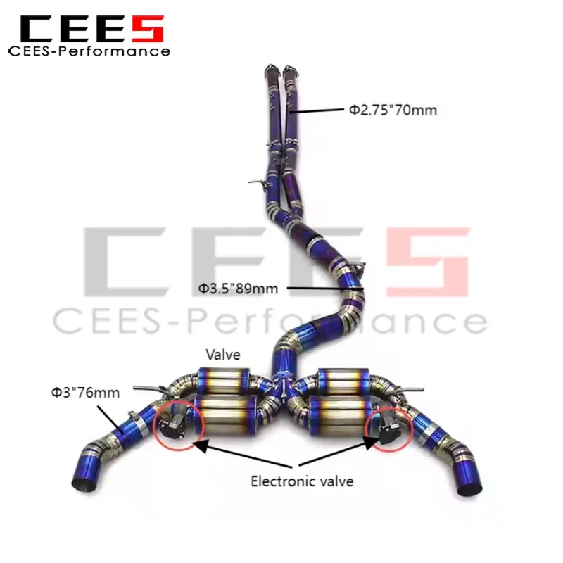 cees Valved Sport Catback Exhaust System for Audi RS3 2.5T 2016-2023 Performance Titanium Racing Exhaust Pipes Muffler Assembly
cees Valved Sport Catback Exhaust System for Audi RS3 2.5T 2016-2023 Performance Titanium Racing Exhaust Pipes Muffler Assembly