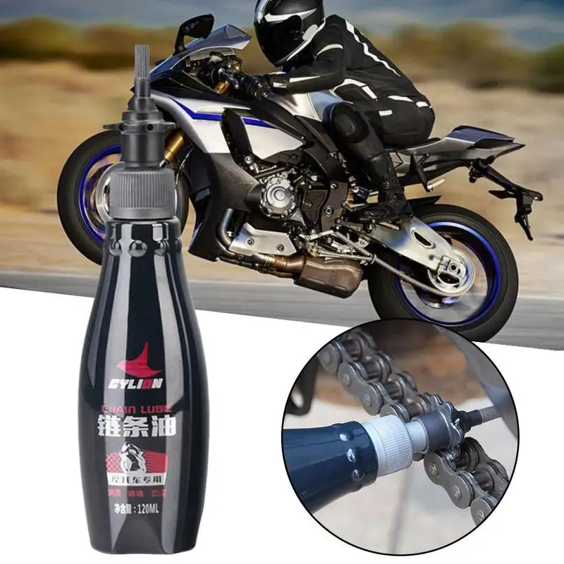 120ml Motorcycle Chain Oil Lubricating Oil Chain Wax Oil Seal Rust Prevention And Motorcycle Maintenance
120ml Motorcycle Chain Oil Lubricating Oil Chain Wax Oil Seal Rust Prevention And Motorcycle Maintenance