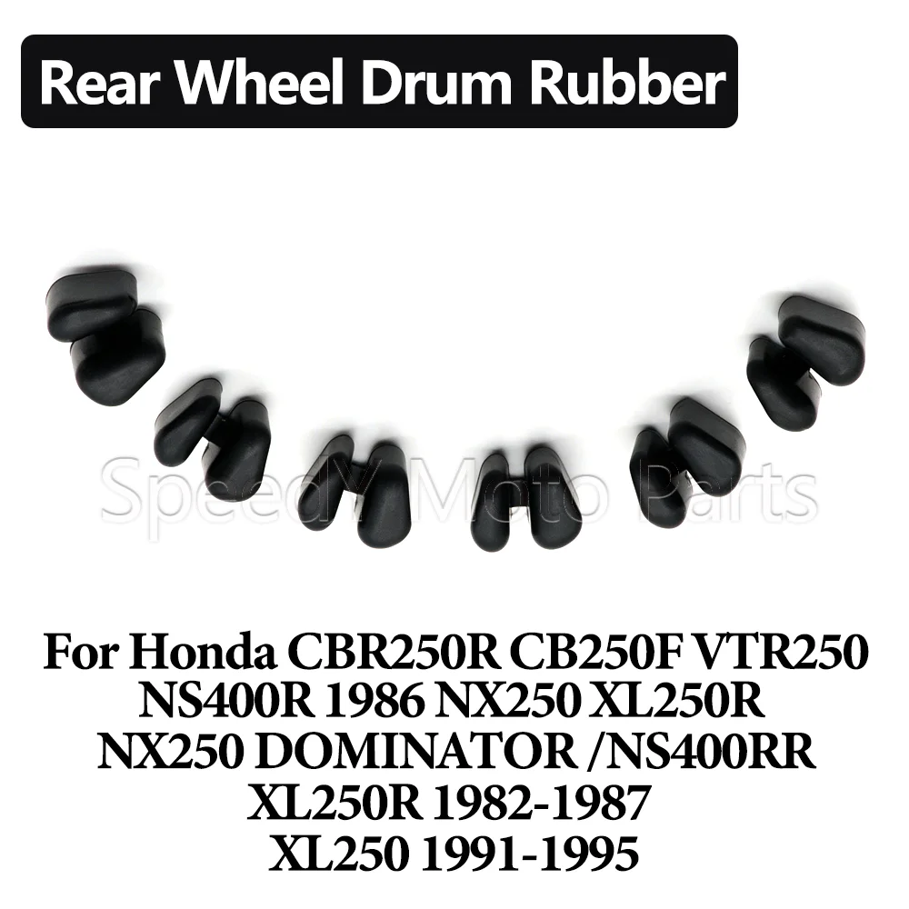 For Honda CBR250R CB250F VTR250 NS400R NX250 XL250R NX250 DOMINATOR NS400RR XL250R Rear Wheel Damper Set Black Rear Wheel Damper
For Honda CBR250R CB250F VTR250 NS400R NX250 XL250R NX250 DOMINATOR NS400RR XL250R Rear Wheel Damper Set Black Rear Wheel Damper