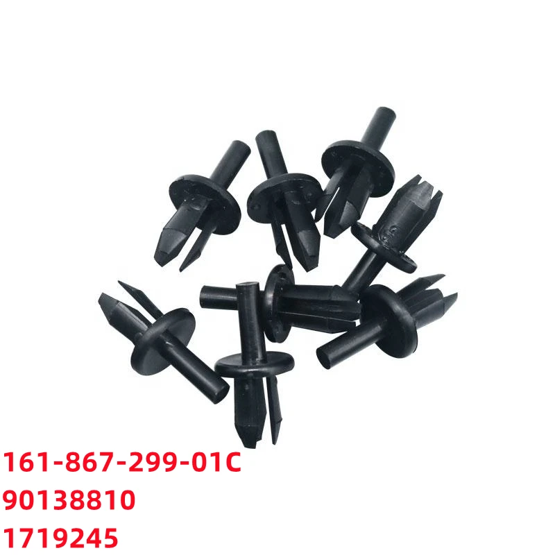 100 шт., автомобильные фиксаторы с заклепками, 90138810 1719245 161-867-299-01C P25
100 шт., автомобильные фиксаторы с заклепками, 90138810 1719245 161-867-299-01C P25
