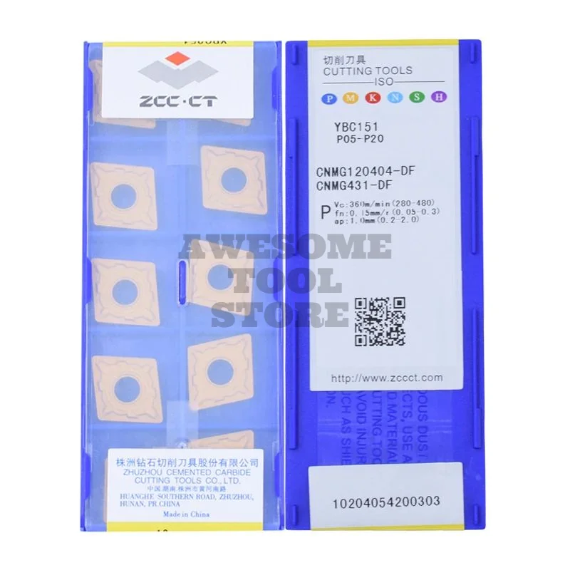 Original ZCCCT turning tool CNMG120404-DF YBC252 YBC251 YBC151 YBC152 YBM251 carbide insert for cutting Tool
Original ZCCCT turning tool CNMG120404-DF YBC252 YBC251 YBC151 YBC152 YBM251 carbide insert for cutting Tool