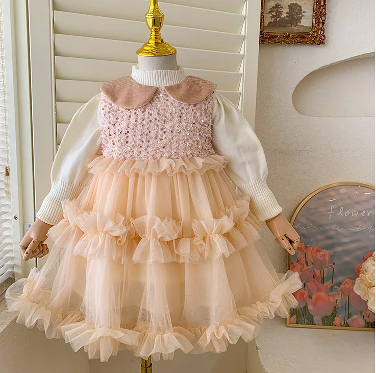 New Baby Girls Winter Boutique Fashion Sets Knitting Top + Vest Dress Princess Sweet Suits 2-6T
New Baby Girls Winter Boutique Fashion Sets Knitting Top + Vest Dress Princess Sweet Suits 2-6T
