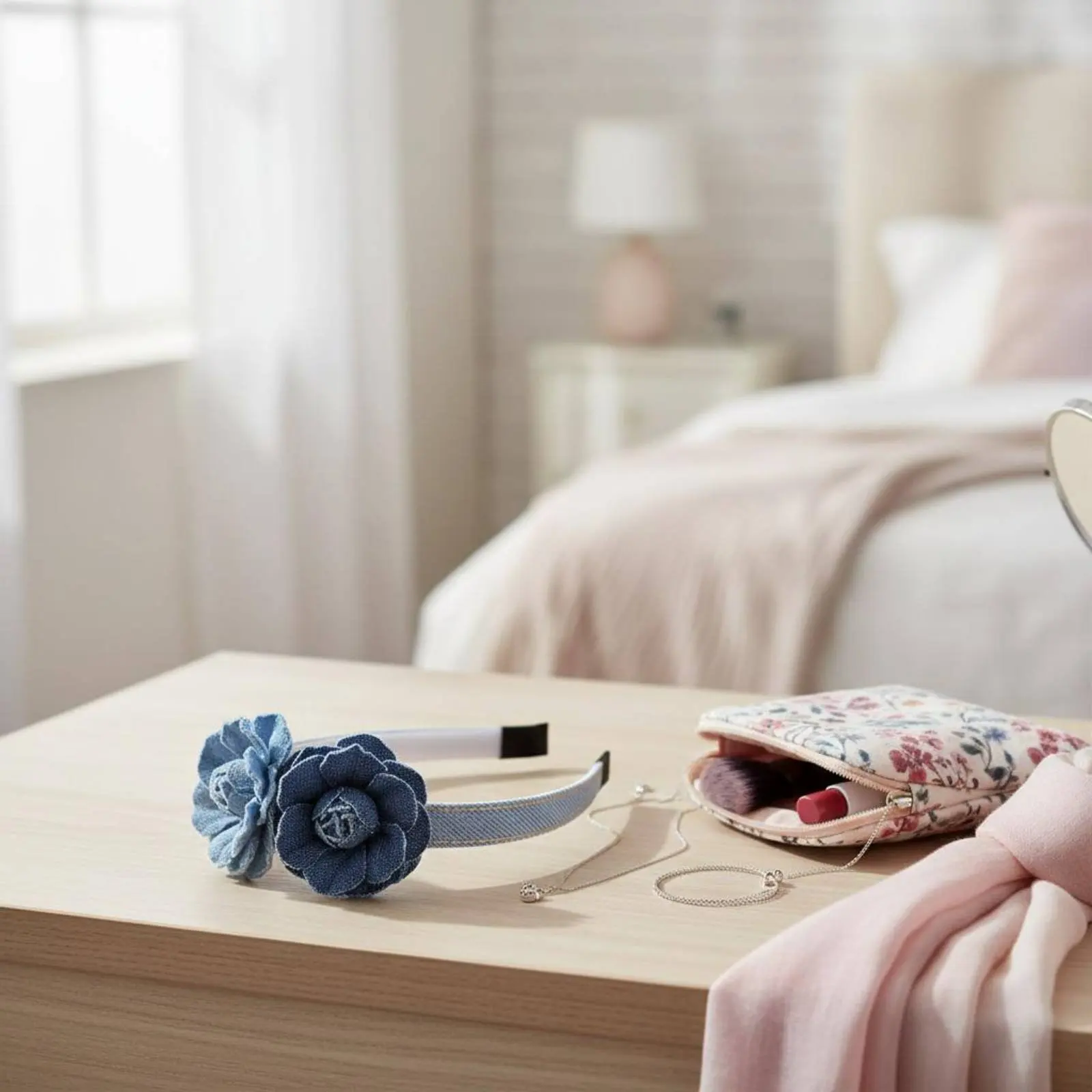 Denim Flower Headband Cute Flower Bow Hair Band Denim Headband Versatile Fashion Accessory Stylish for Women
Denim Flower Headband Cute Flower Bow Hair Band Denim Headband Versatile Fashion Accessory Stylish for Women