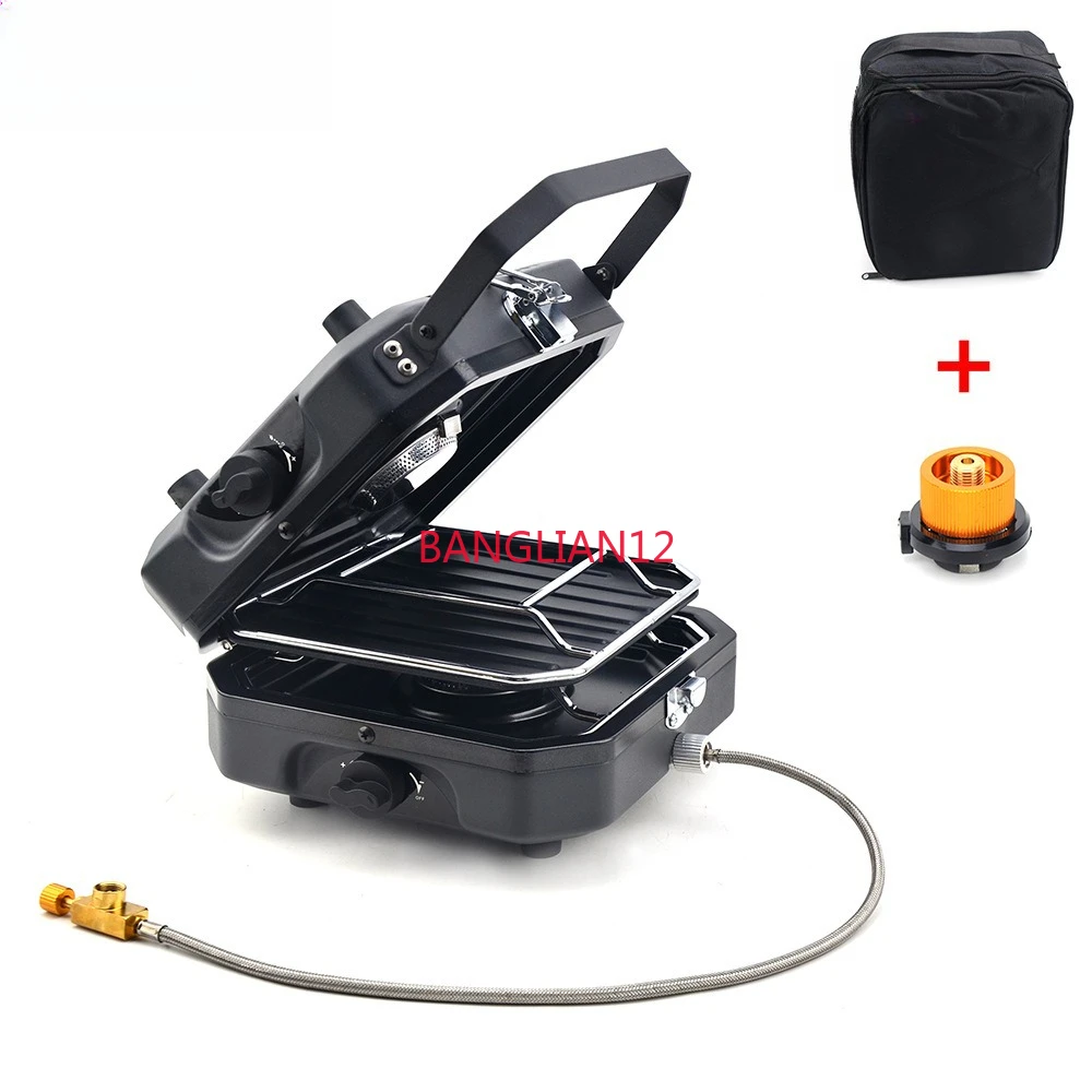 Double-head cassette stove, portable folding cassette stove, fried and boiled double-sided stove
Double-head cassette stove, portable folding cassette stove, fried and boiled double-sided stove