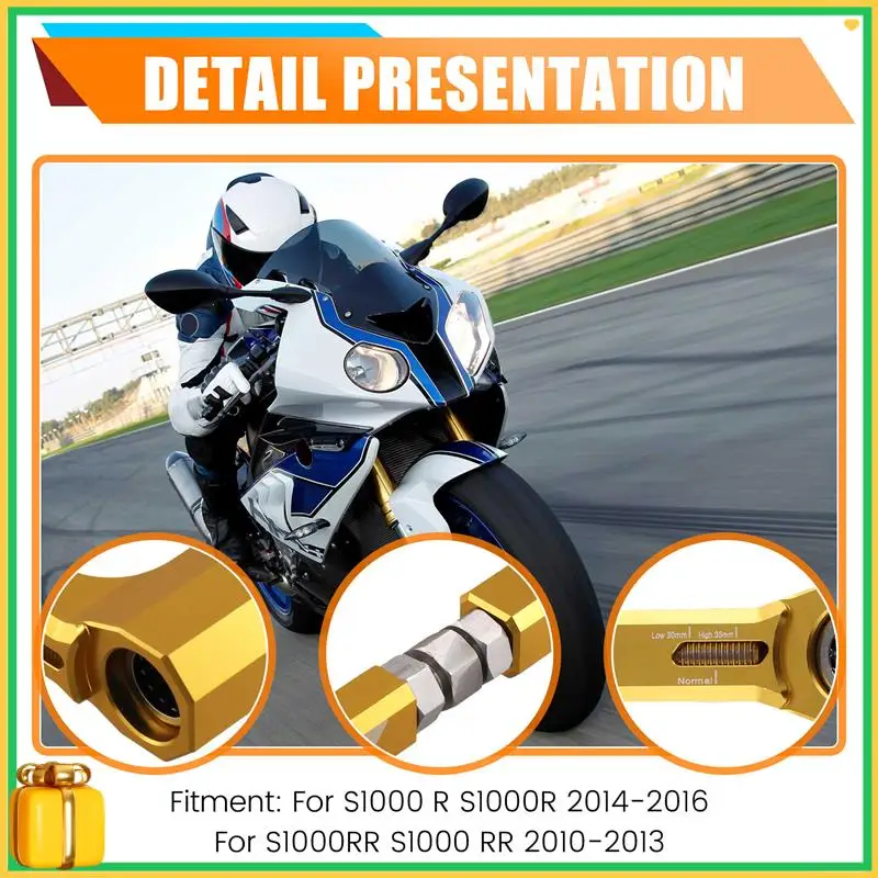 Premium CNC Motorcycle Seat Lowering Links Kit Suspension Linkage Drop Kit For BMW S1000R 14-16 S1000RR 10-13
Premium CNC Motorcycle Seat Lowering Links Kit Suspension Linkage Drop Kit For BMW S1000R 14-16 S1000RR 10-13