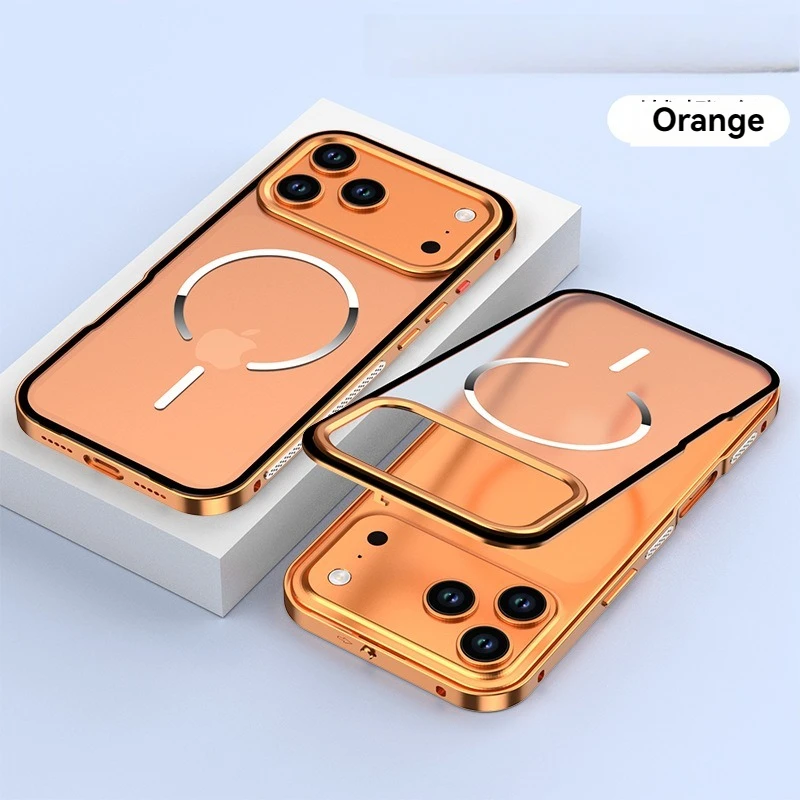 Solid Color Metal Snap Fastener Aluminum Alloy Phone Case for iPhone Air 17 16 15 14 13 Pro Max with Protective Cover
Solid Color Metal Snap Fastener Aluminum Alloy Phone Case for iPhone Air 17 16 15 14 13 Pro Max with Protective Cover