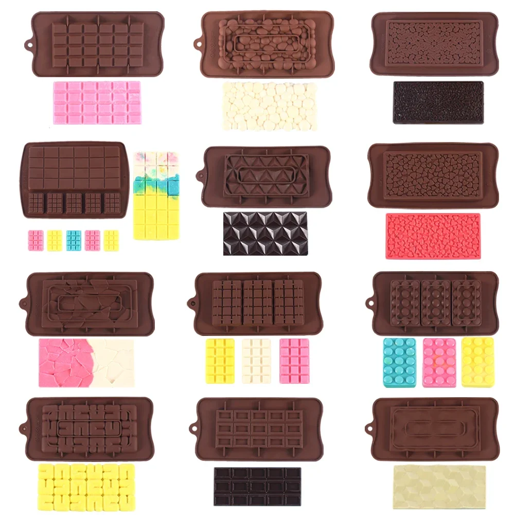 Dubai Chocolate Mold Chocolate Bar Mold Silicone Fondant Chocolate Baking Mold for Stuffed Bar Christmas Halloween
Dubai Chocolate Mold Chocolate Bar Mold Silicone Fondant Chocolate Baking Mold for Stuffed Bar Christmas Halloween