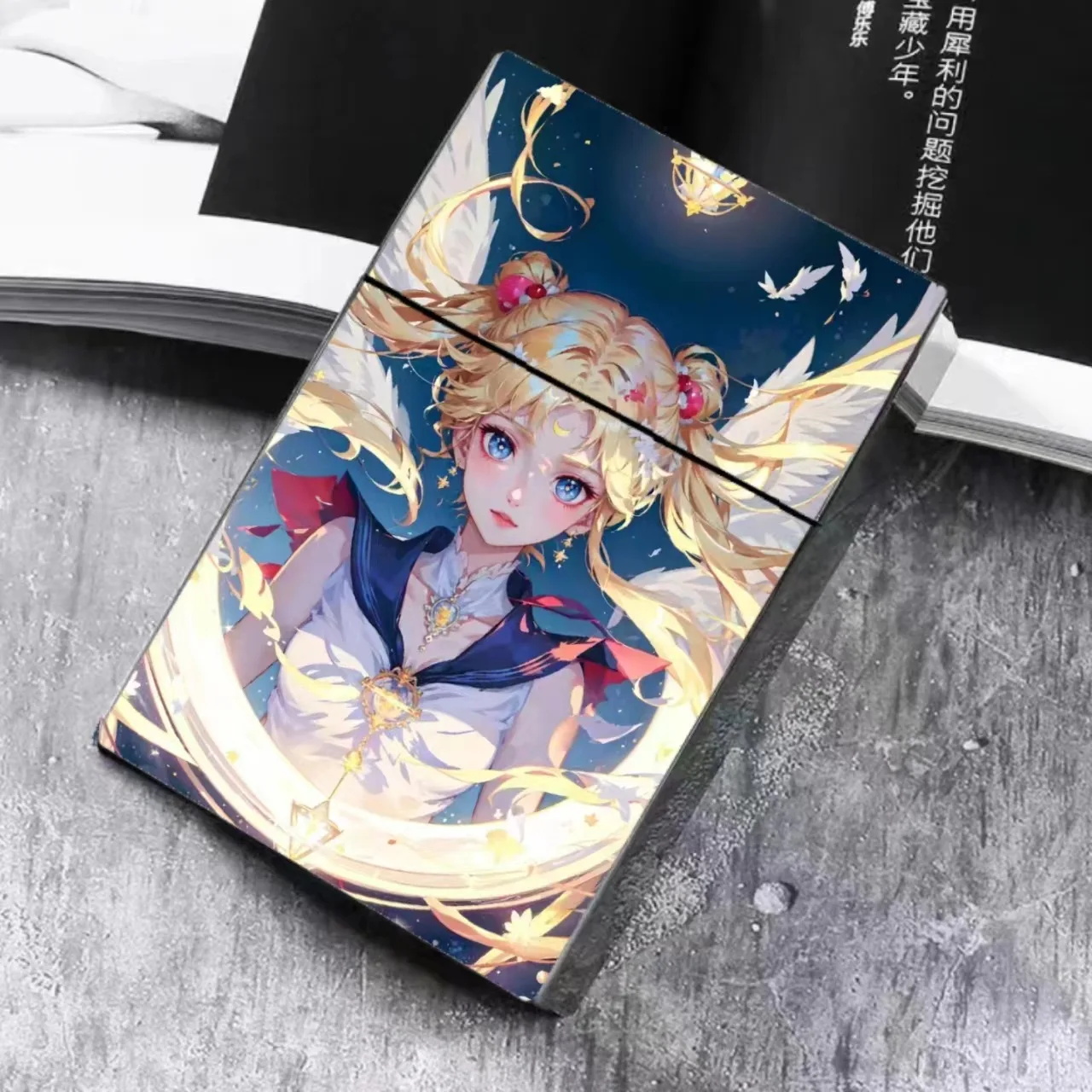 Cartoon Anime 20 Pack Plastic Moisture-proof Portable Cigarette Case Flip Cover Large Capacity Recyclable Girls original gifts
Cartoon Anime 20 Pack Plastic Moisture-proof Portable Cigarette Case Flip Cover Large Capacity Recyclable Girls original gifts