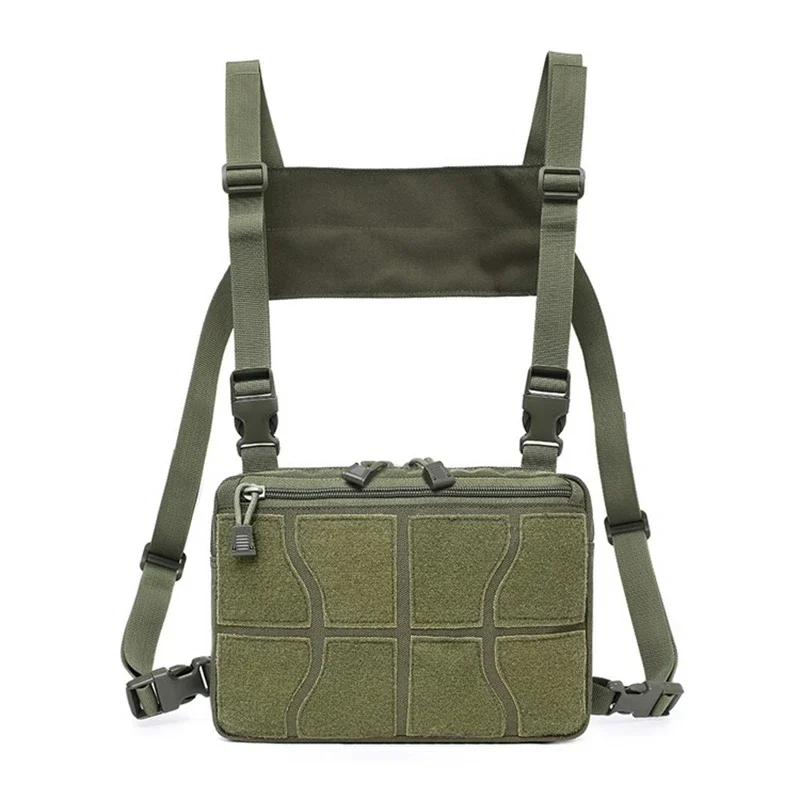 Nylon Chest Rig Bag 1000D Nylon Adjustable Chest Vest Accessories Hunting Portable Case Shoulder Tools Pouch
Nylon Chest Rig Bag 1000D Nylon Adjustable Chest Vest Accessories Hunting Portable Case Shoulder Tools Pouch
