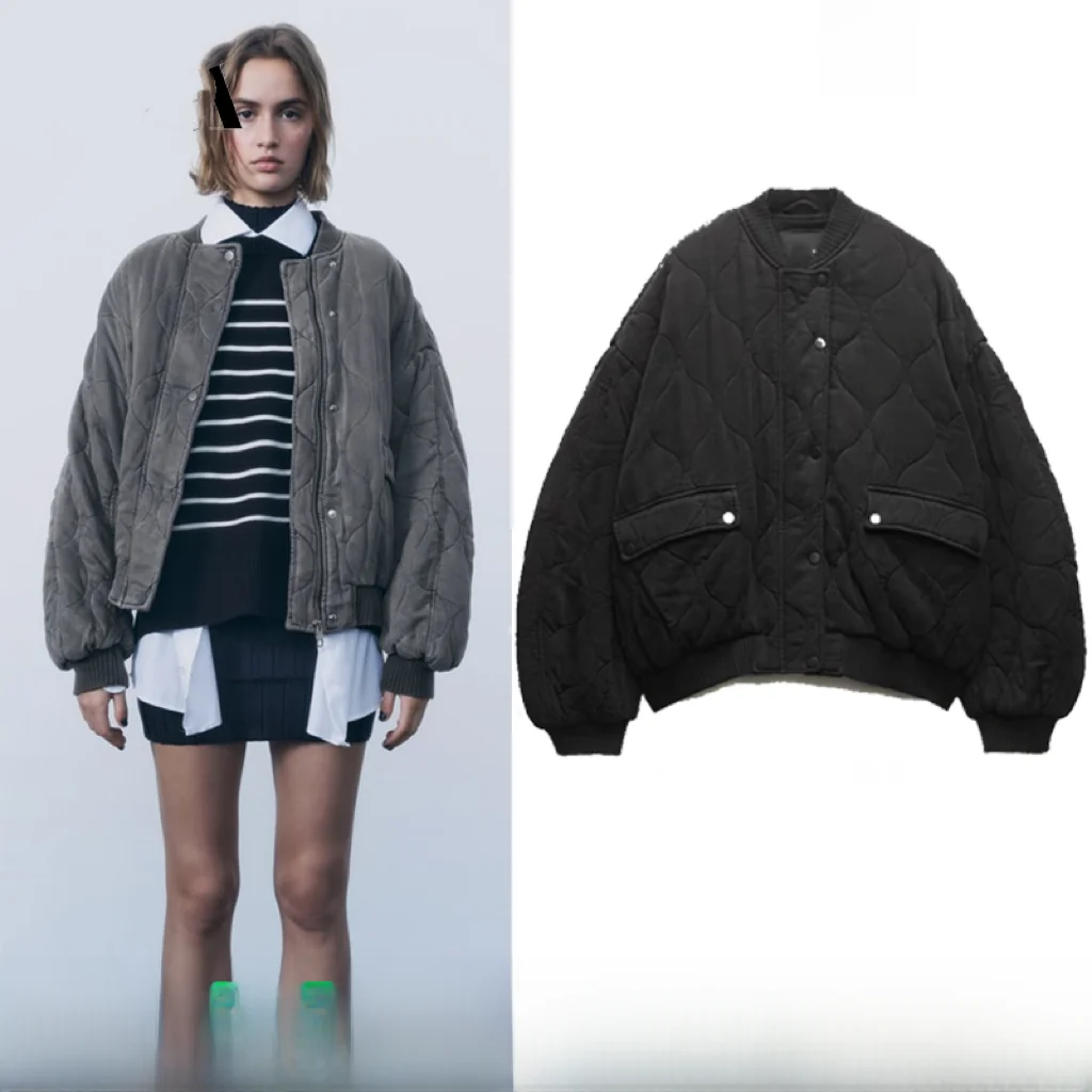 Autumn Winter New Style Versatile Loose Cotton Pilot Jacket Outerwear for Women Warm Stand Collar Regular Length Other Material
Autumn Winter New Style Versatile Loose Cotton Pilot Jacket Outerwear for Women Warm Stand Collar Regular Length Other Material
