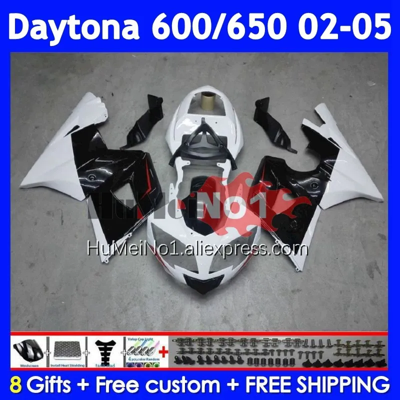 Кузов для Triumph Daytona650 Daytona600 Daytona 650 319 No 27 Daytona 600 650 2002 2003 2004 2005 02 03 Белый черный 04 05 Обтекатель
Кузов для Triumph Daytona650 Daytona600 Daytona 650 319 No 27 Daytona 600 650 2002 2003 2004 2005 02 03 Белый черный 04 05 Обтекатель