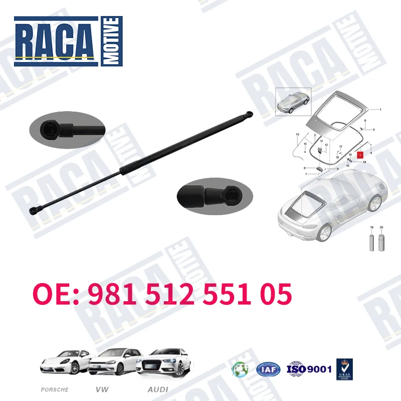 Для Porsche Cayman 981 982 Panamera 970, задняя газовая стойка 98151255105 98151255106 981 512 551 05 981 512 551 06
Для Porsche Cayman 981 982 Panamera 970, задняя газовая стойка 98151255105 98151255106 981 512 551 05 981 512 551 06