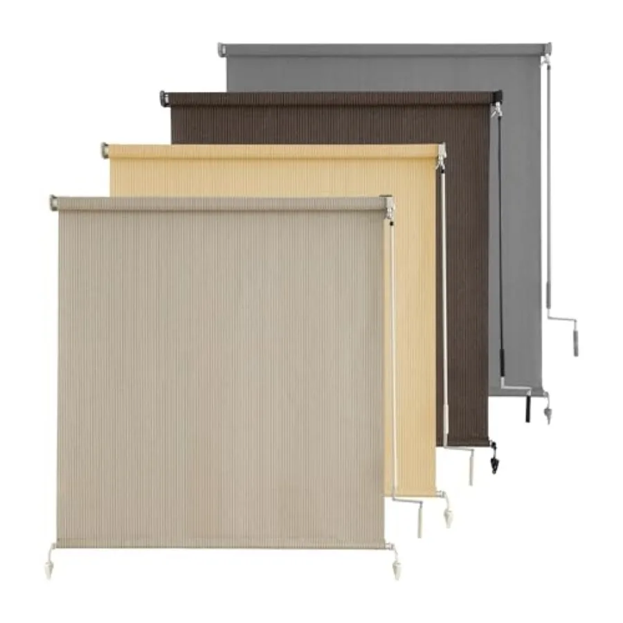 AOSKY Outdoor Roller Shades for Porch Privacy, Cordless Patio Roll Up Blinds, UV Blocking for Deck, Balcony, Backyard 36x72 Inc
AOSKY Outdoor Roller Shades for Porch Privacy, Cordless Patio Roll Up Blinds, UV Blocking for Deck, Balcony, Backyard 36x72 Inc