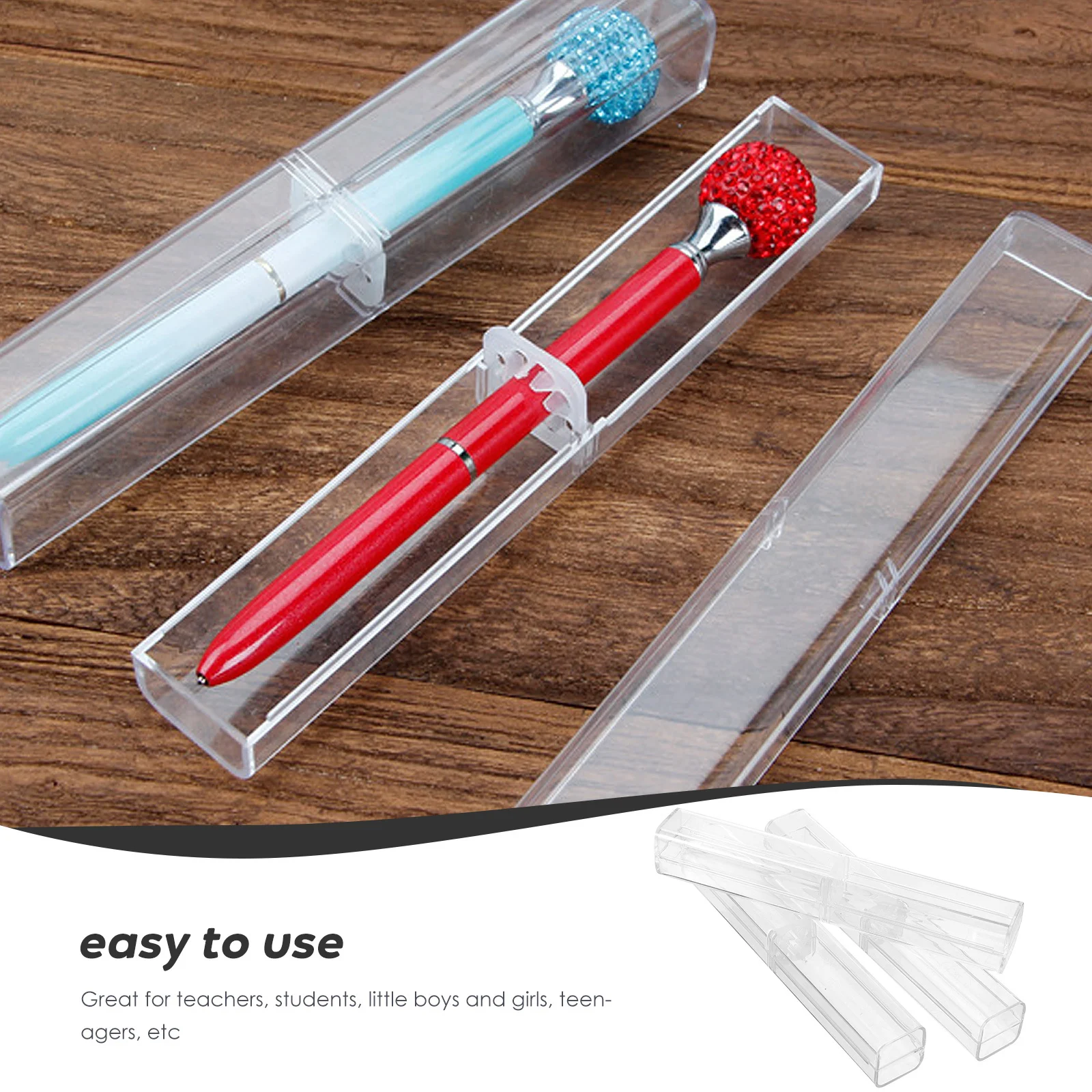 10 Pcs Pencil Case Large Capacity Holder Containers Transparent Cases Plastic Tube Clear Small Boxes
10 Pcs Pencil Case Large Capacity Holder Containers Transparent Cases Plastic Tube Clear Small Boxes