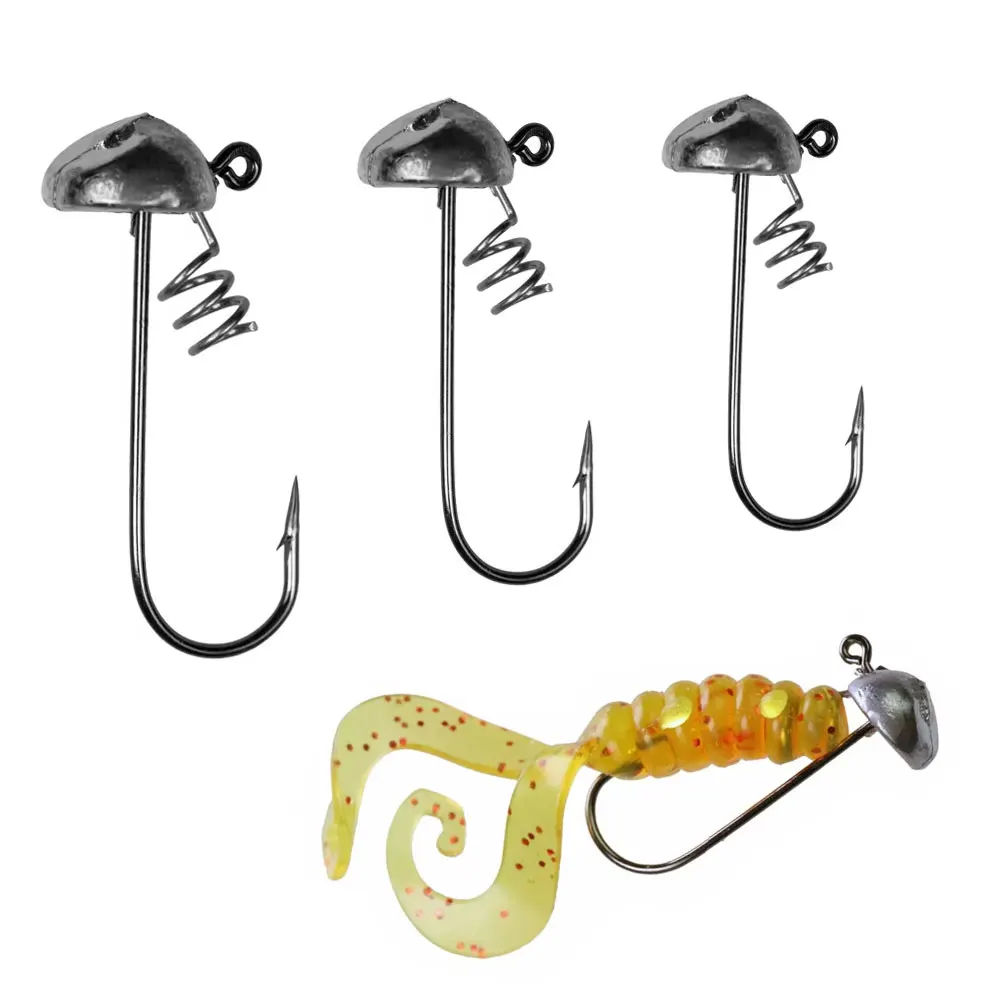 QualyQualy 5pcs Jig Head Ned Hooks 5g 7g 10g Lead Head Spring Barbed Hook For Soft Worm Fishing Tackle Accessories 
QualyQualy 5pcs Jig Head Ned Hooks 5g 7g 10g Lead Head Spring Barbed Hook For Soft Worm Fishing Tackle Accessories
