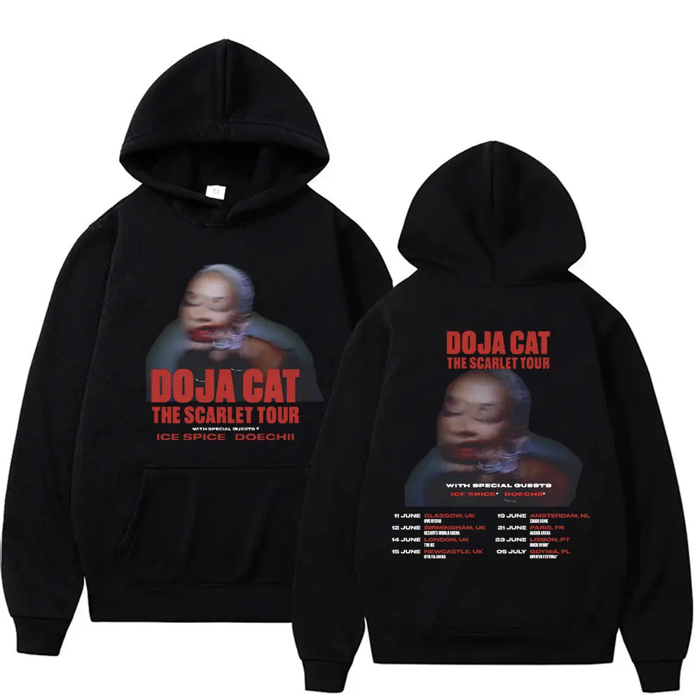 Rapper Doja Cat The Scarlet Tour Concert Print Hoodie Men Women Hip Hop Fashion Oversized Pullover Unisex Casual Fleece Hoodies
Rapper Doja Cat The Scarlet Tour Concert Print Hoodie Men Women Hip Hop Fashion Oversized Pullover Unisex Casual Fleece Hoodies