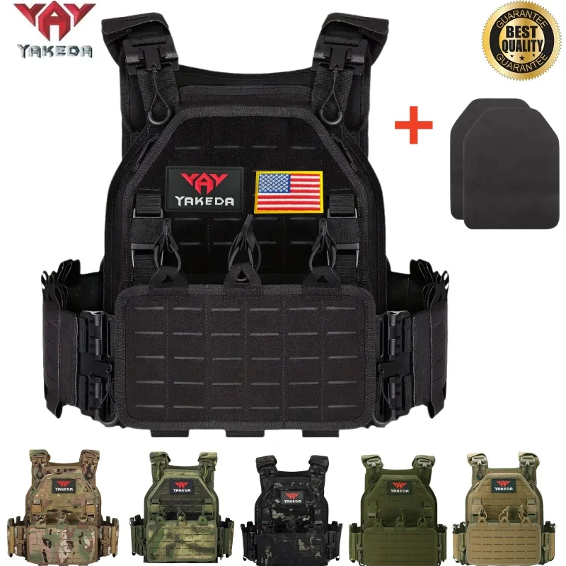 YAKEDA Tactical Vest 6094 Fast detachable light laser cut outdoor hunting black gear carry vest of high quality
YAKEDA Tactical Vest 6094 Fast detachable light laser cut outdoor hunting black gear carry vest of high quality