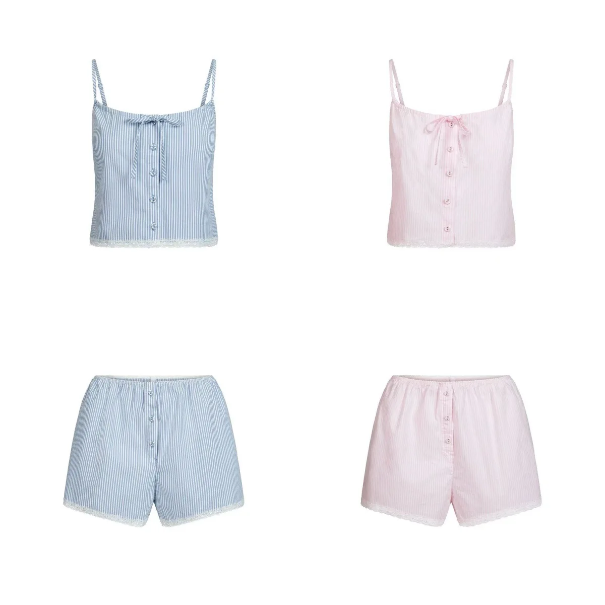 New Sle Button up Lace Trim Striped ter Slimming Body ape Set Women's Knitted Tube Top Slim Fit ter Nelines
New Sle Button up Lace Trim Striped ter Slimming Body ape Set Women's Knitted Tube Top Slim Fit ter Nelines