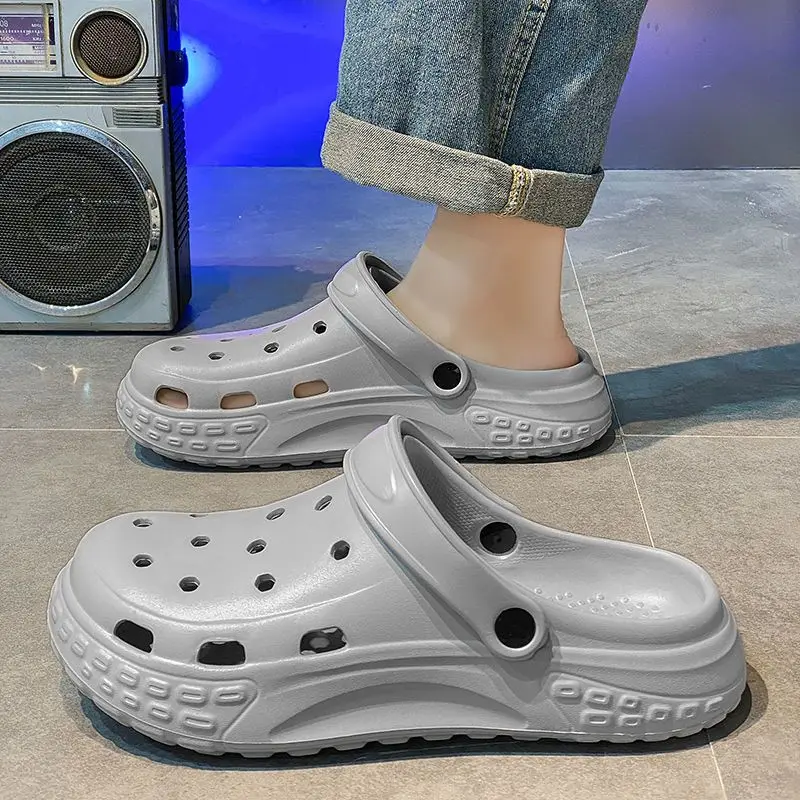 Уличные туфли с закрытым носком и платформой для мужчин, пляжный новый дизайн, лето 2024, низкая цена, распродажа, роскошные мужские сандалии 39
Уличные туфли с закрытым носком и платформой для мужчин, пляжный новый дизайн, лето 2024, низкая цена, распродажа, роскошные мужские сандалии 39