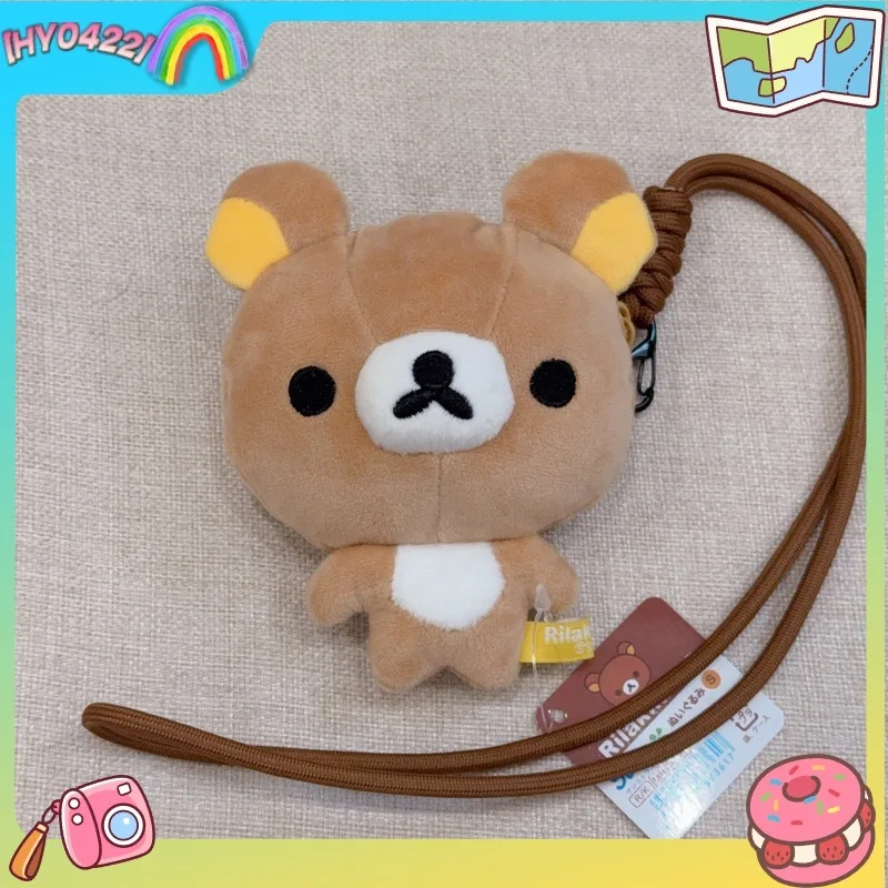 San X Rilakkuma Cartoon Crossbody Bag Cute Bear Head Coin Purse Card Holder Soft Cute Toy Doll Portable Daily Use For Adult
San X Rilakkuma Cartoon Crossbody Bag Cute Bear Head Coin Purse Card Holder Soft Cute Toy Doll Portable Daily Use For Adult