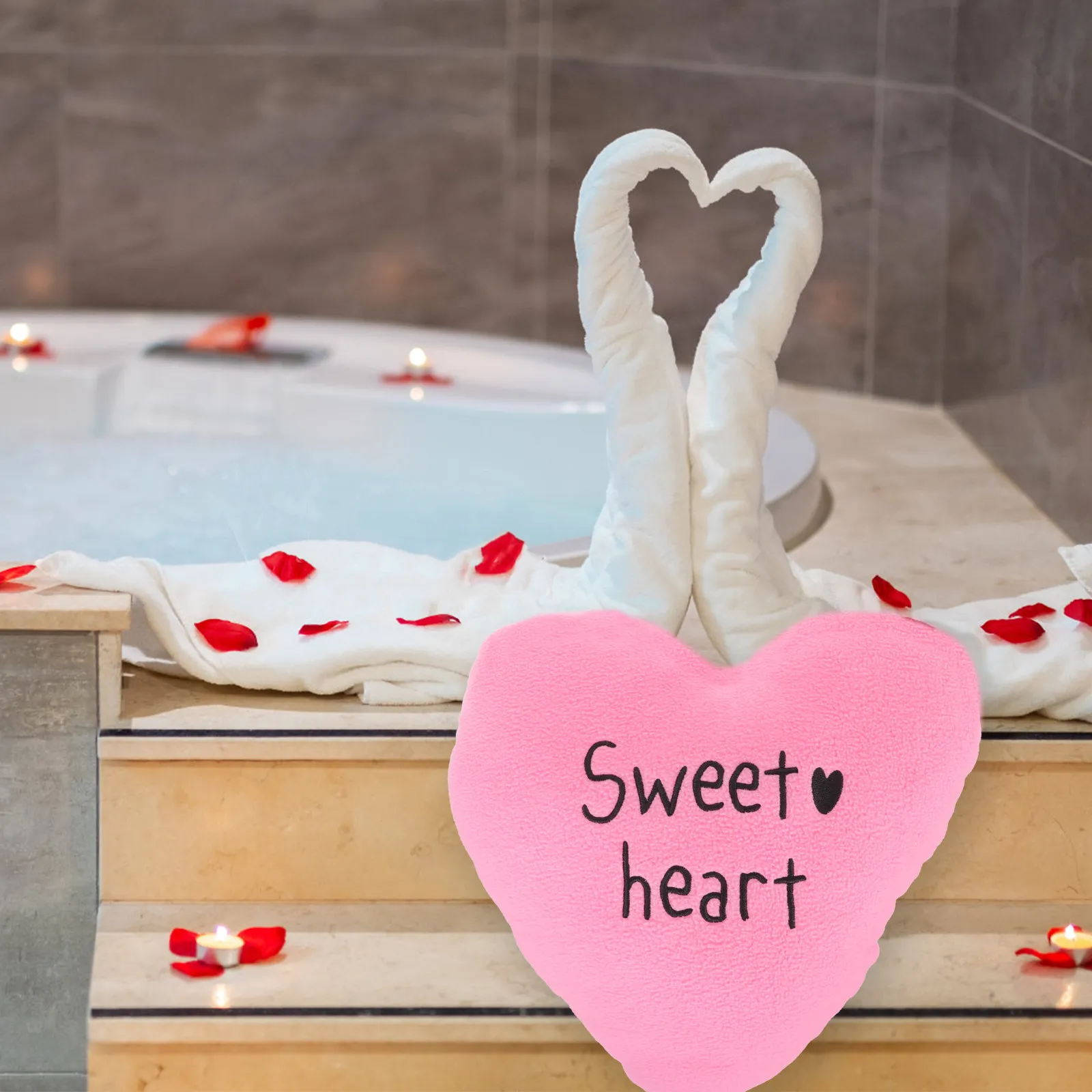 Heart Shaped Throw Pillow Decorative Cushion for Wedding Bridal Shower Valentine Home Bedroom Living Room Sofa Couch Bed
Heart Shaped Throw Pillow Decorative Cushion for Wedding Bridal Shower Valentine Home Bedroom Living Room Sofa Couch Bed