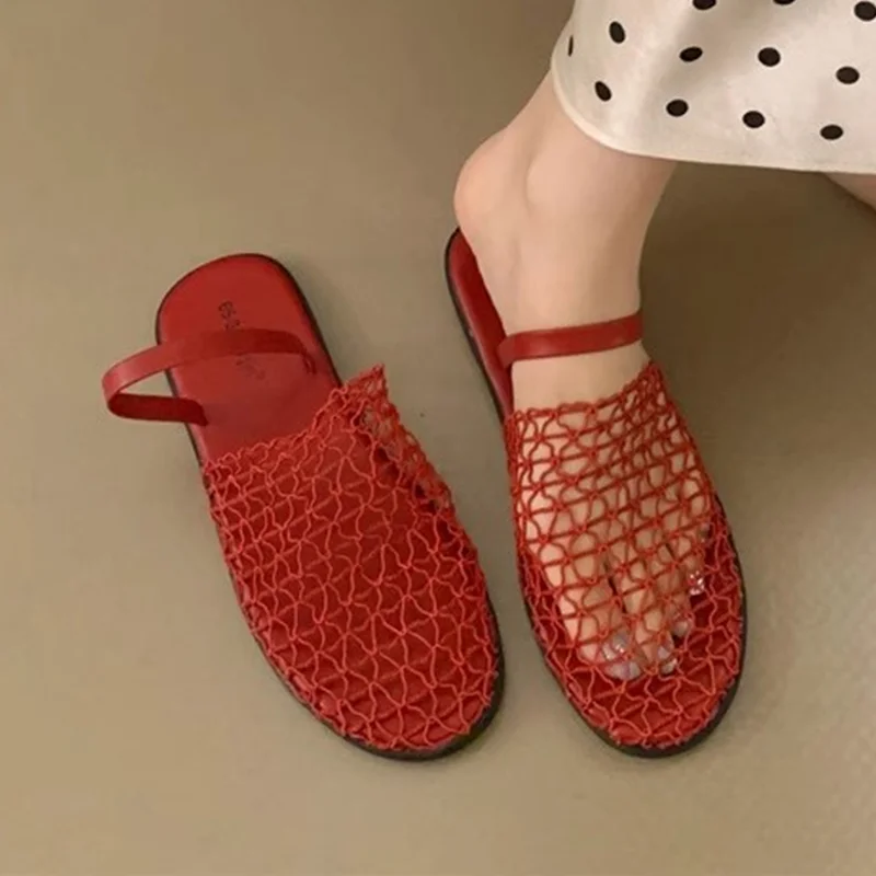 Flats Women Slippers Summer Hollow Fashion Shoes Walking Cozy Woman Sandals 2025 Trend Brand Designer Dress Women’s Chaussures
Flats Women Slippers Summer Hollow Fashion Shoes Walking Cozy Woman Sandals 2025 Trend Brand Designer Dress Women’s Chaussures